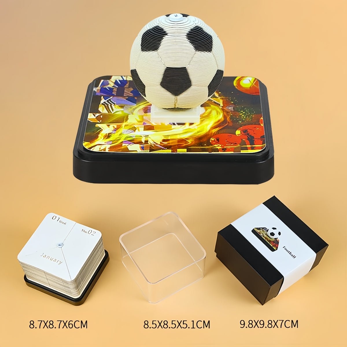 Calendrier 3D 2026 - Football