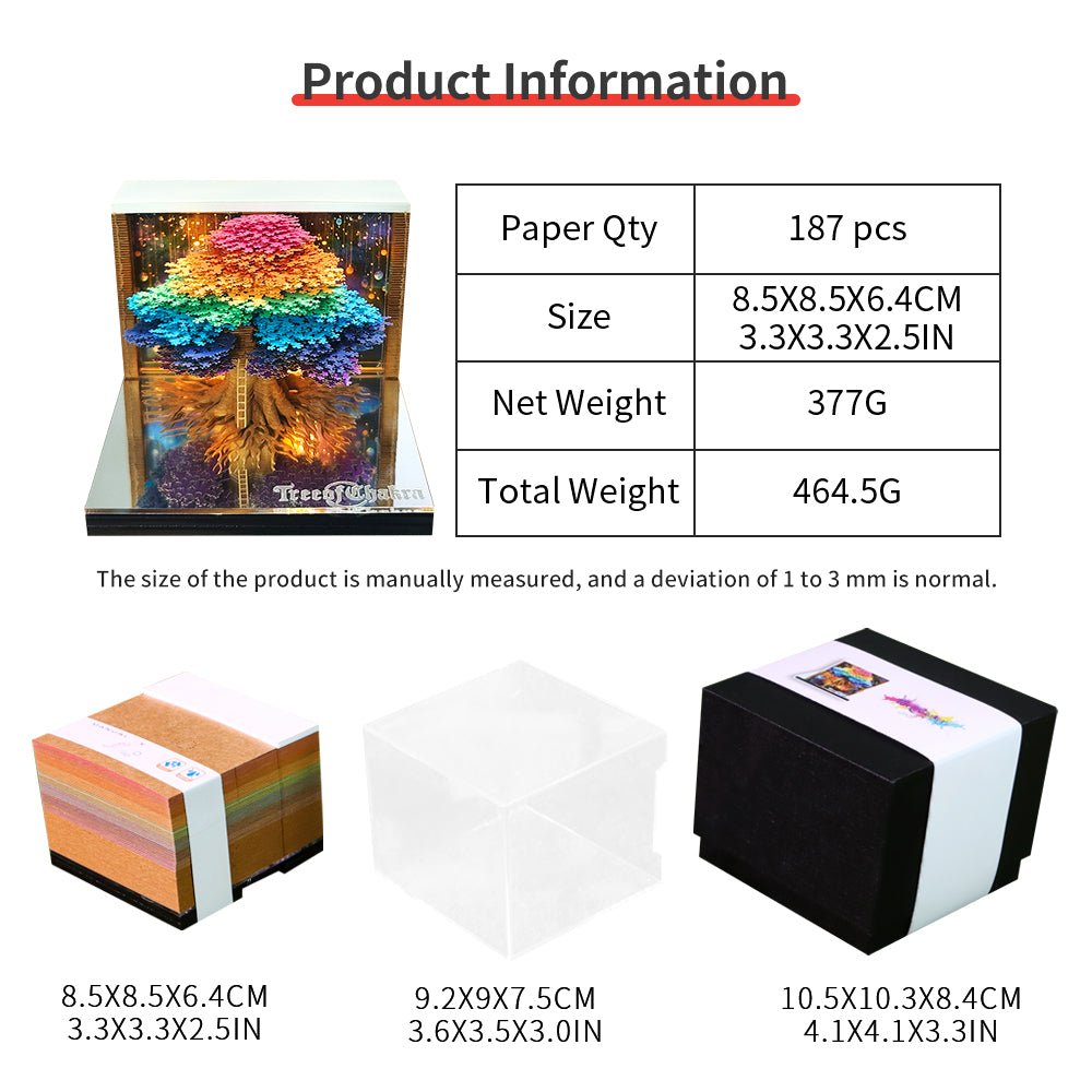 Calendrier 3D 2026 - Arbre des Chakras