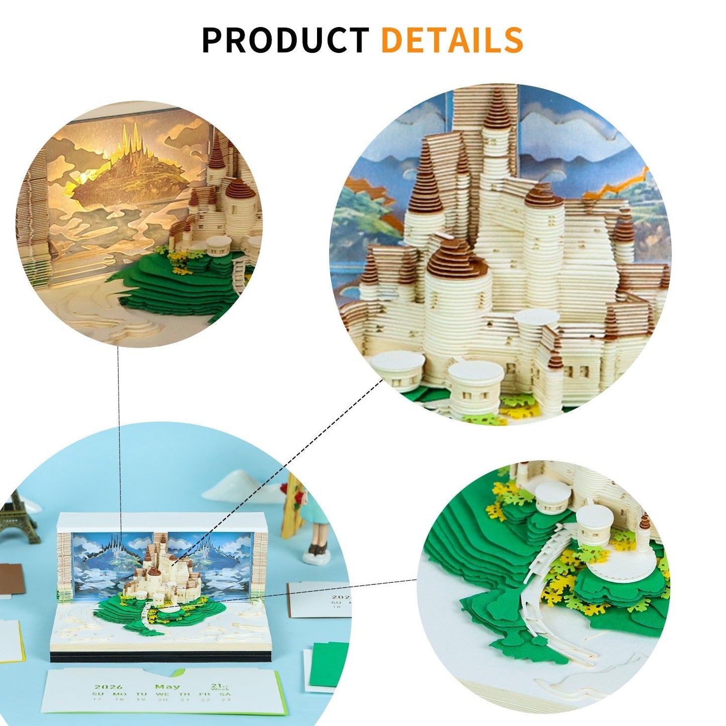 Calendrier 3D 2026 - La Cité dans le Ciel