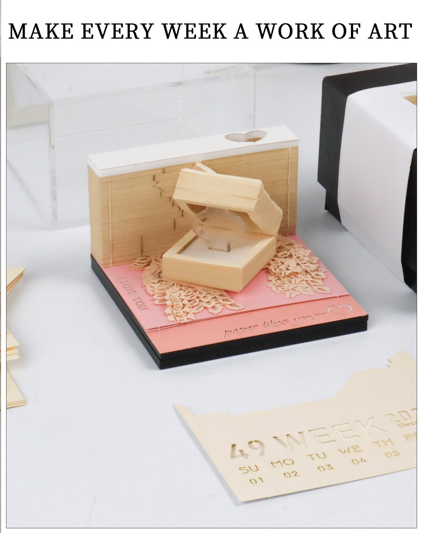 Calendrier 3D 2026 - Bague