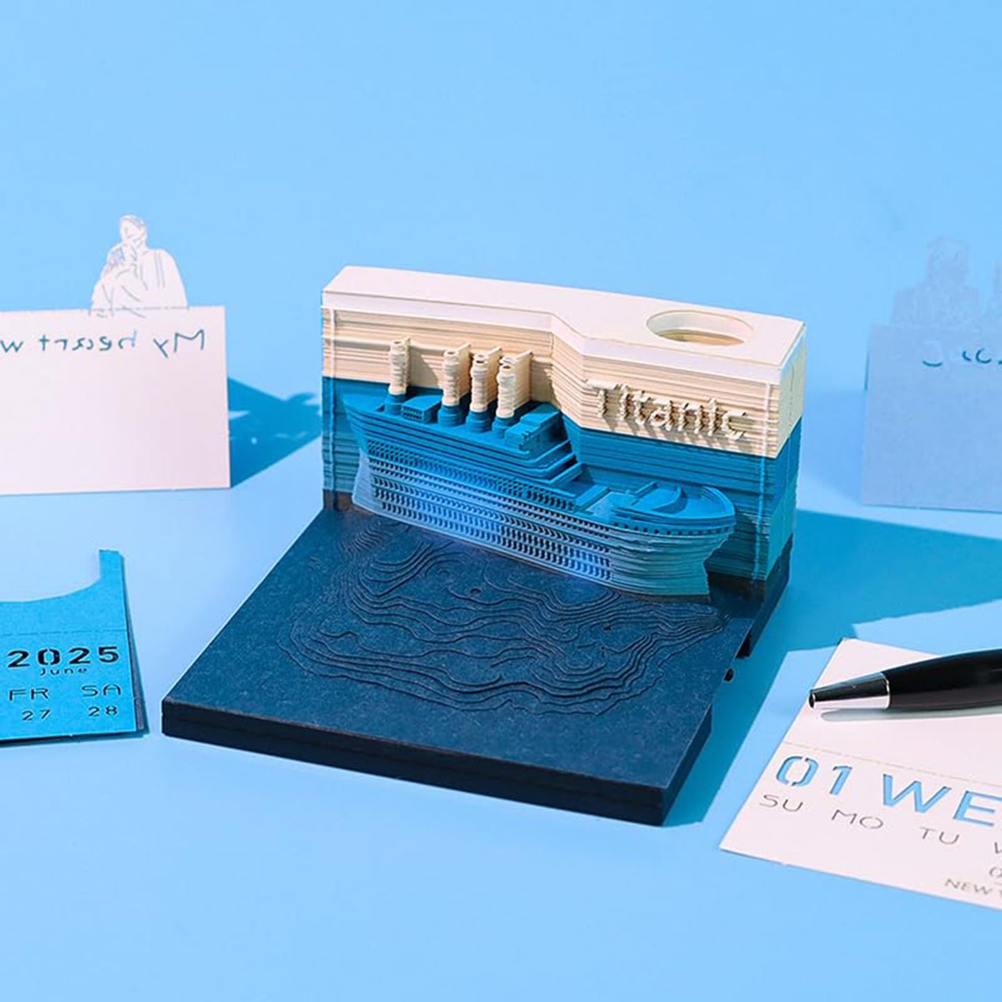 Calendrier 3D 2026 - Titanic