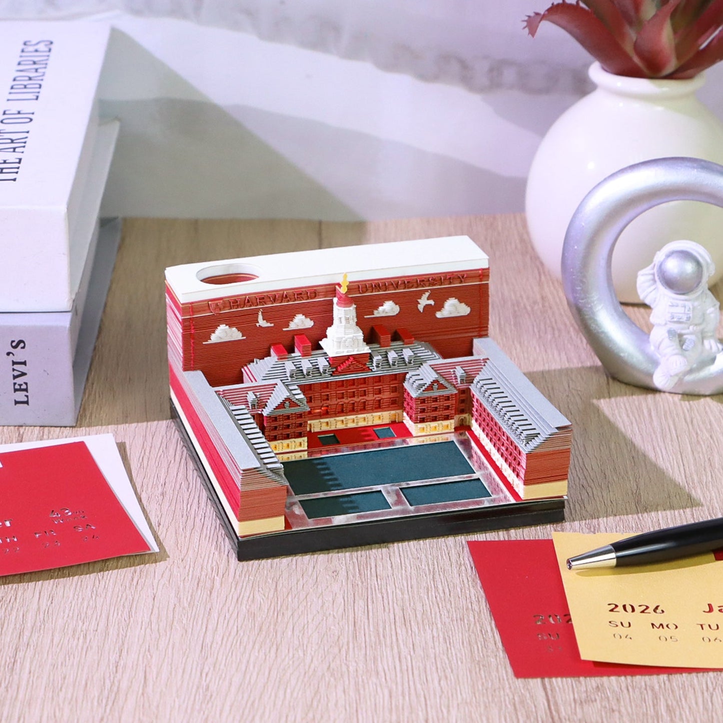 Calendrier 3D 2026 - Université Harvard