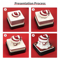 Calendrier 3D 2026 - Chapeau de Noël 