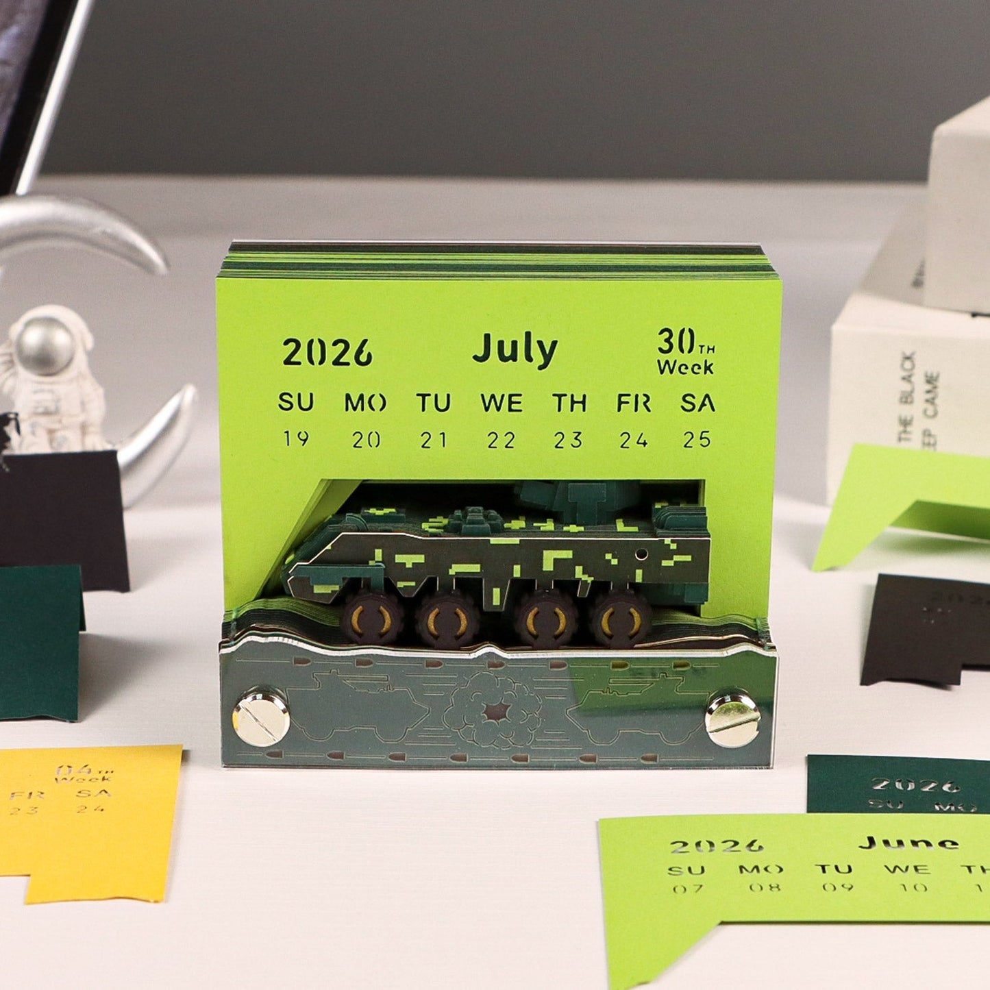 Calendrier 3D 2026 - Véhicules blindés