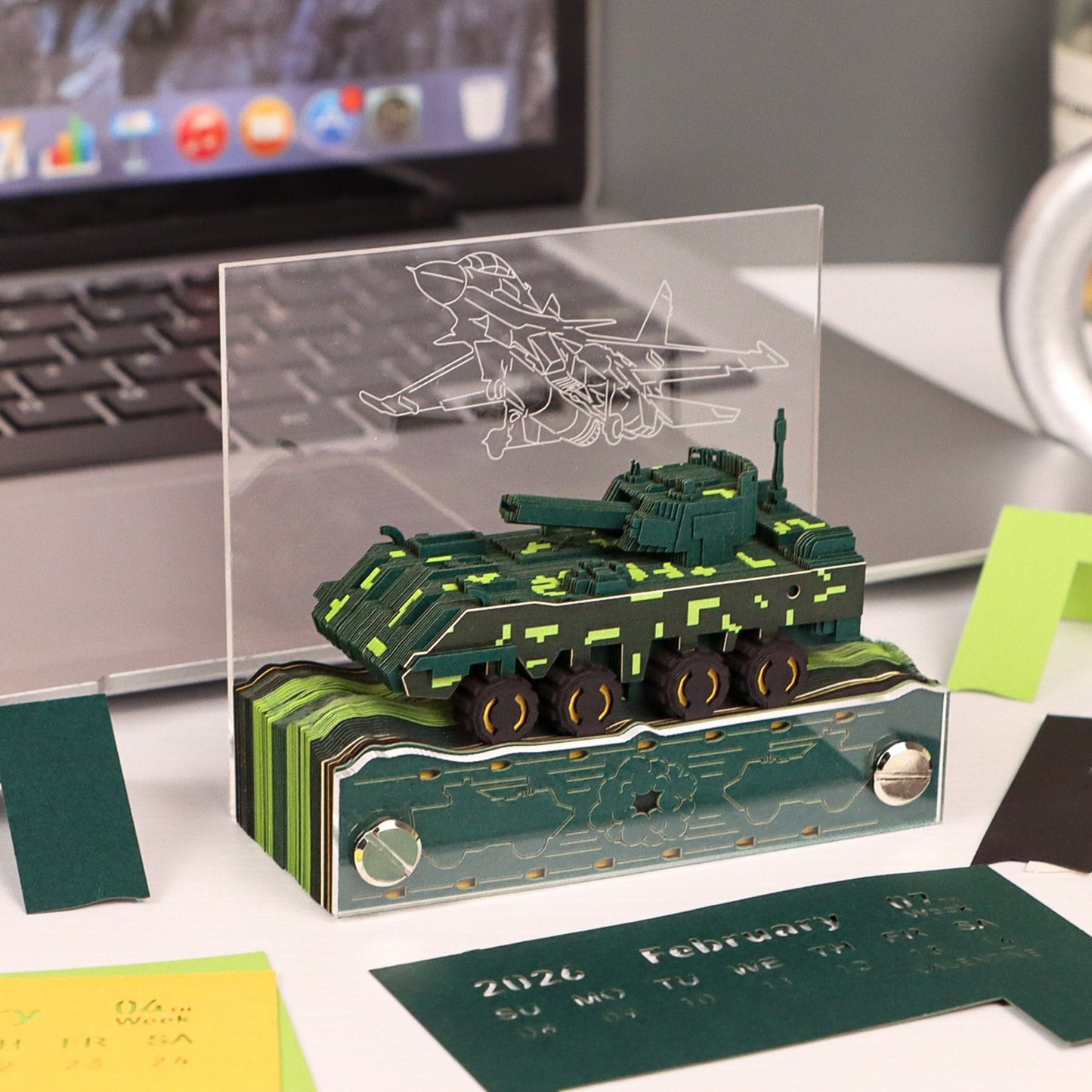 Calendrier 3D 2026 - Véhicules blindés