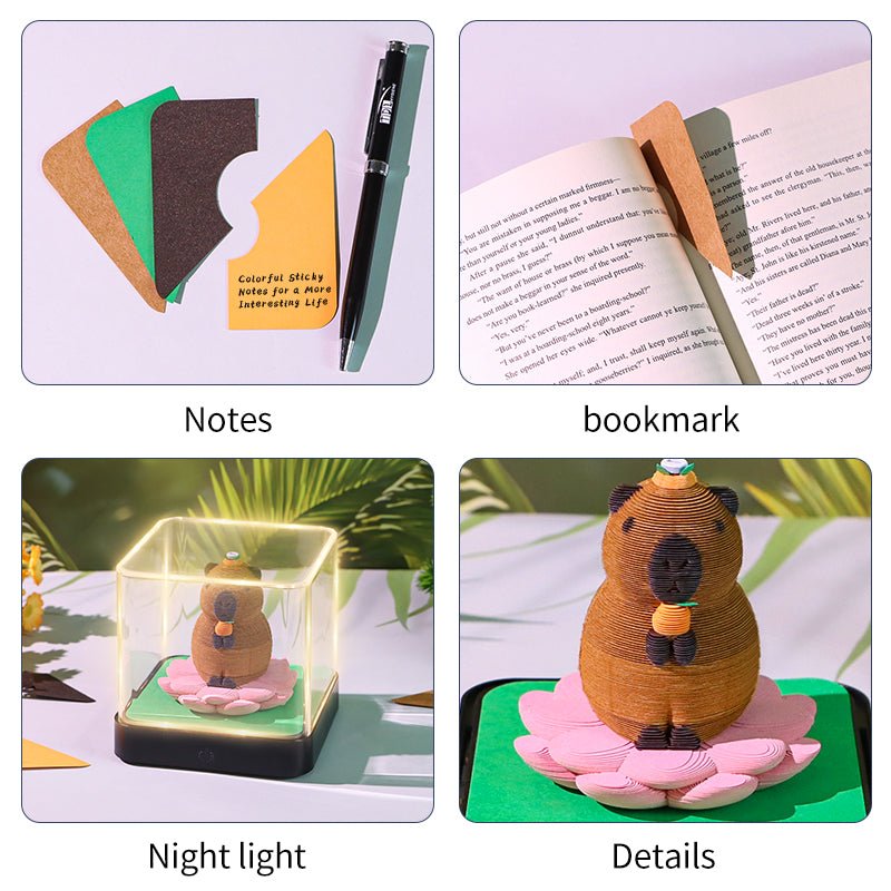 Calendrier 3D 2026 - Capybara