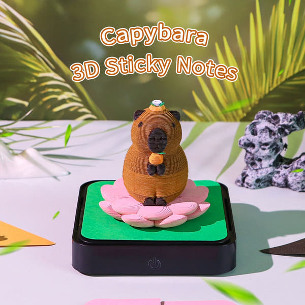 Calendrier 3D 2026 - Capybara
