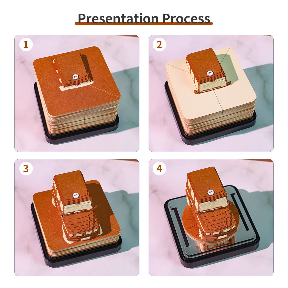 Calendrier 3D 2026 - Voiture