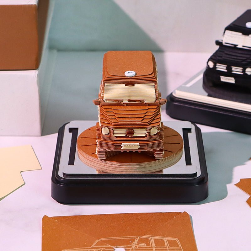 Calendrier 3D 2026 - Voiture