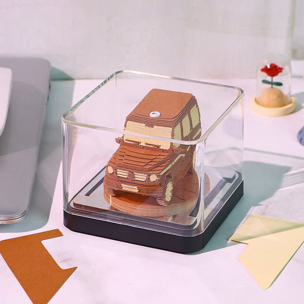 Calendrier 3D 2026 - Voiture