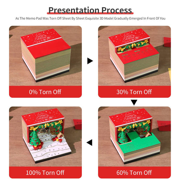 Calendrier 3D 2026 - Arche de Noël 