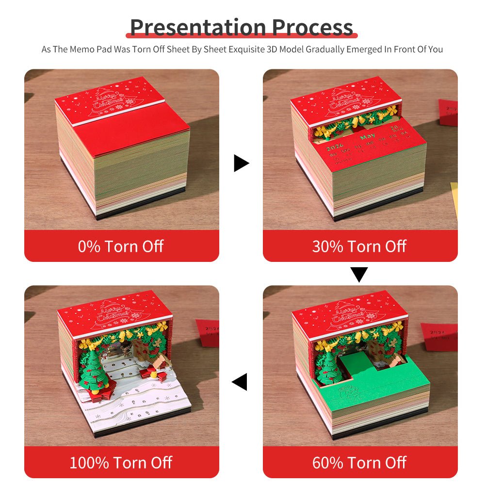 Calendrier 3D 2026 - Arche de Noël 