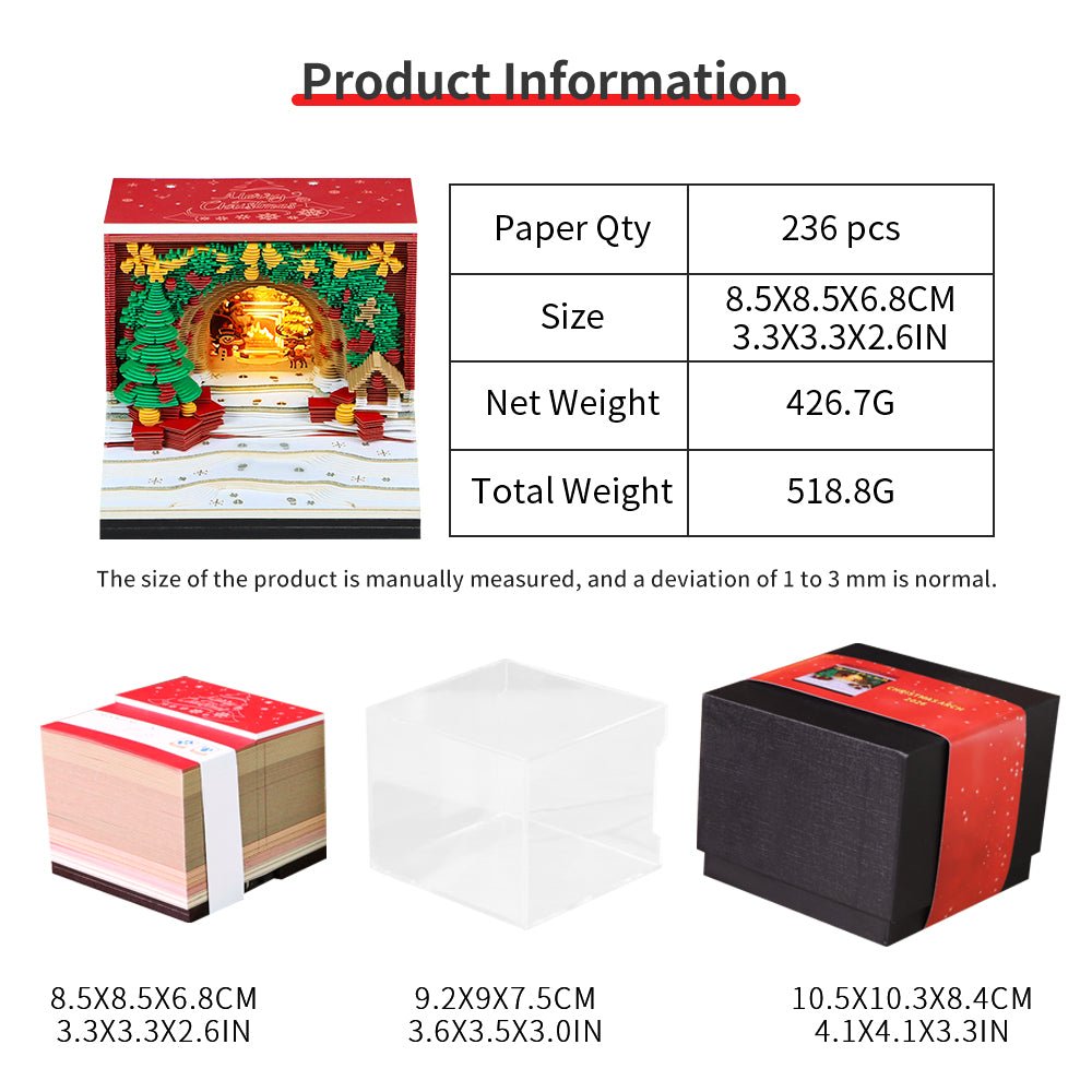 Calendrier 3D 2026 - Arche de Noël 