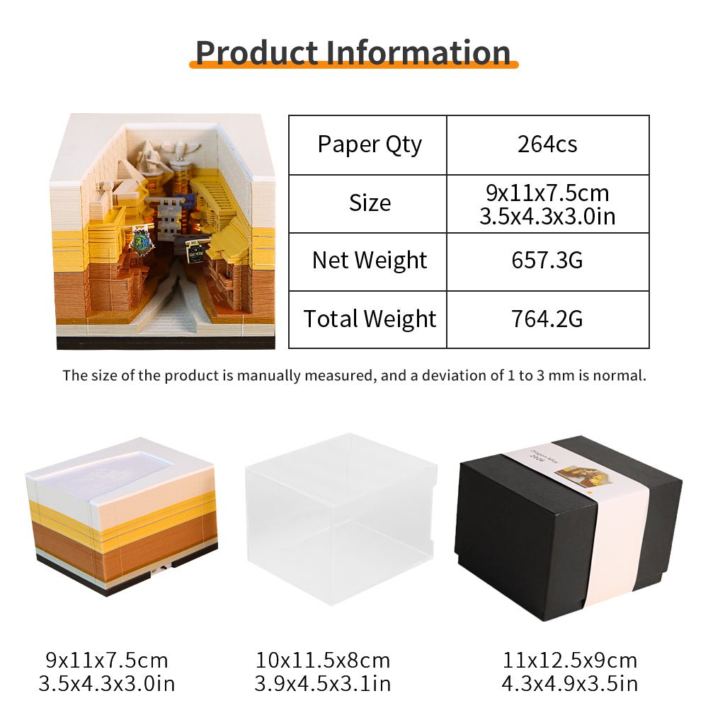 3D Calendar 2026 - Diagon Alley