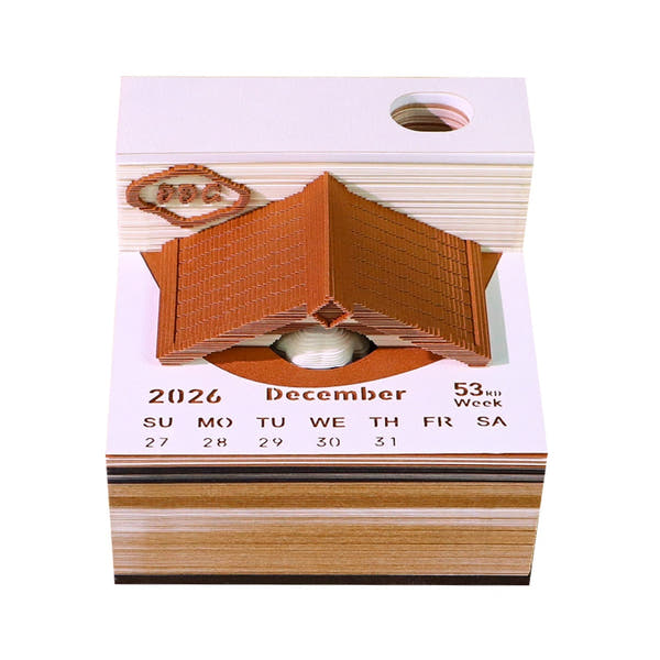 Calendrier 3D 2026 - Chien 