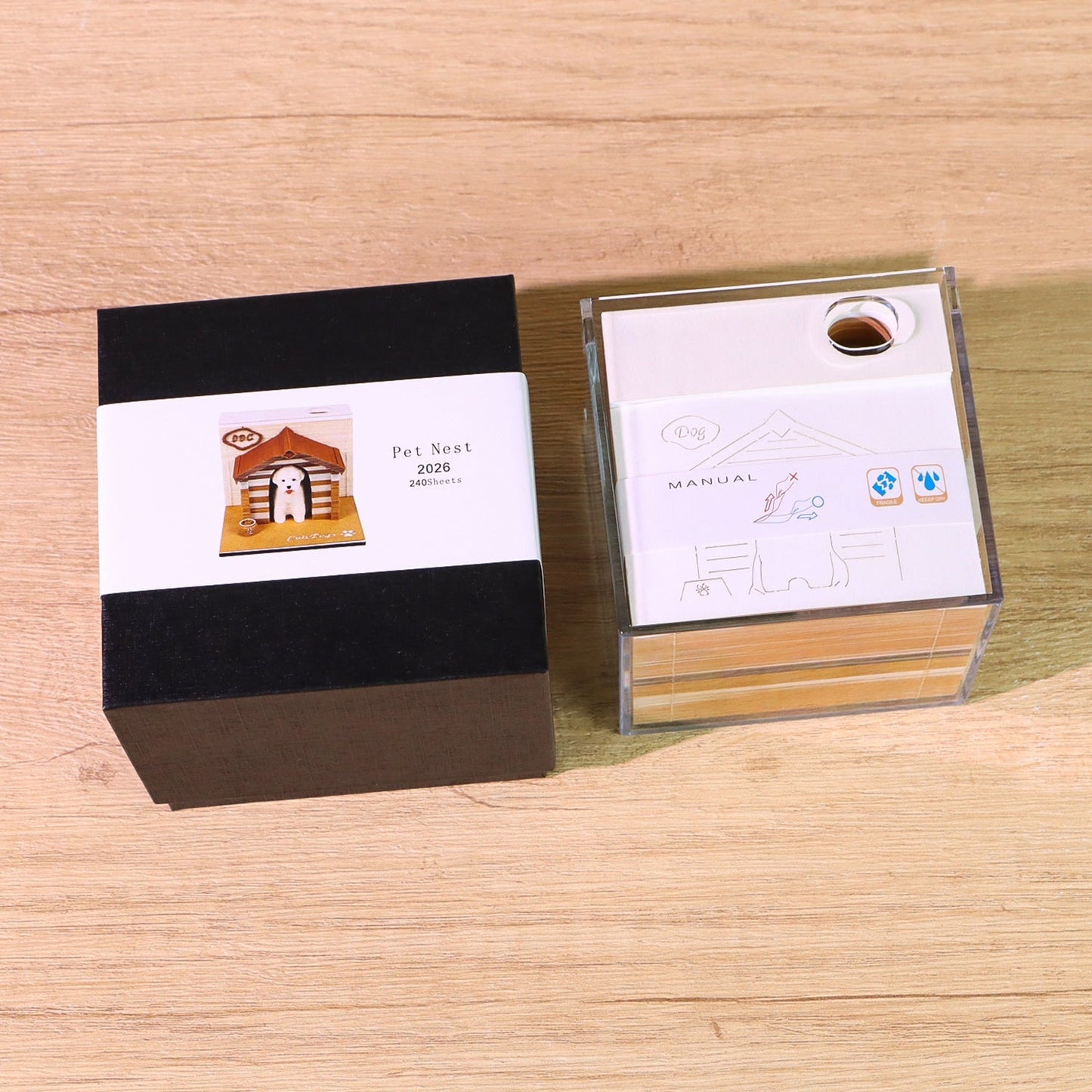 Calendrier 3D 2026 - Chien 