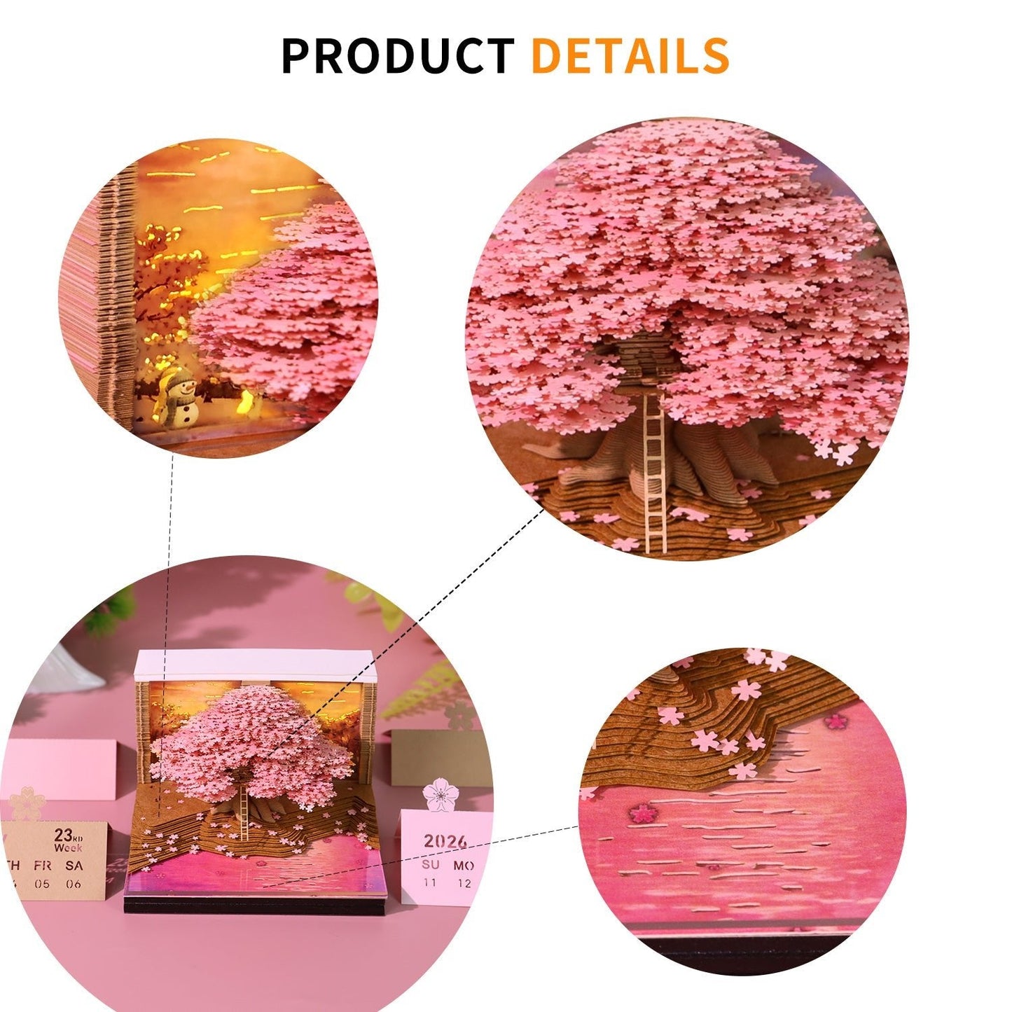 Calendrier 3D 2026 - Arbre des rêves 