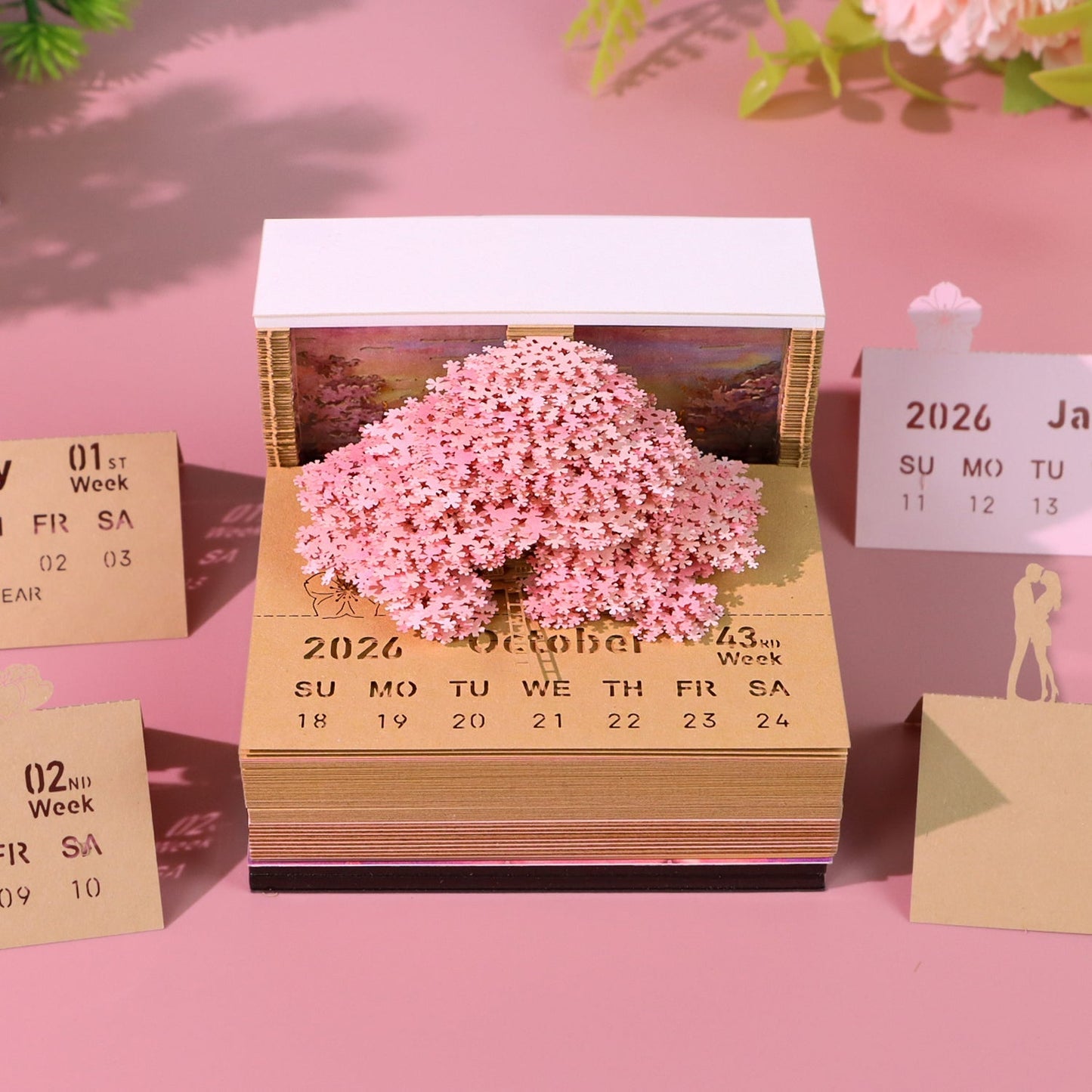 Calendrier 3D 2026 - Arbre des rêves 