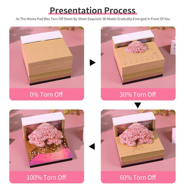 Calendrier 3D 2026 - Arbre des rêves 