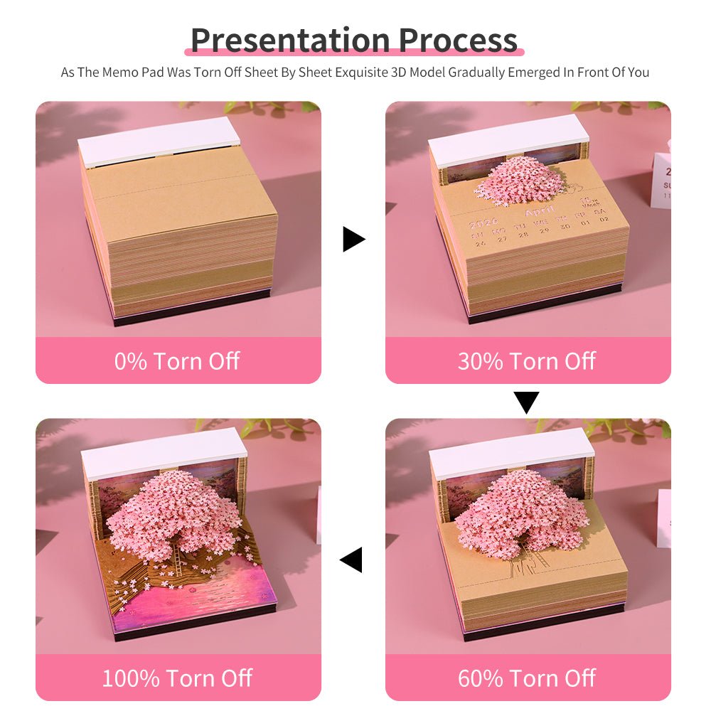 Calendrier 3D 2026 - Arbre des rêves 