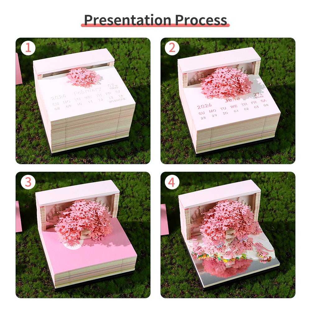 Calendrier 3D 2026 - Île de l'Arbre Floral