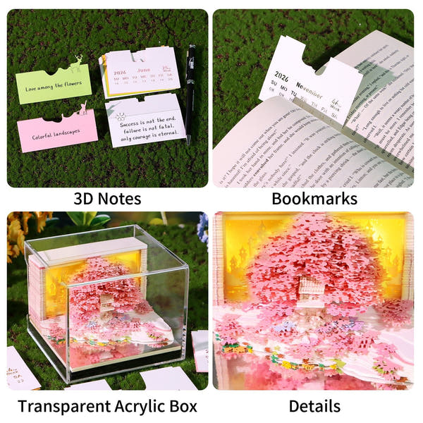 Calendrier 3D 2026 - Île de l'Arbre Floral