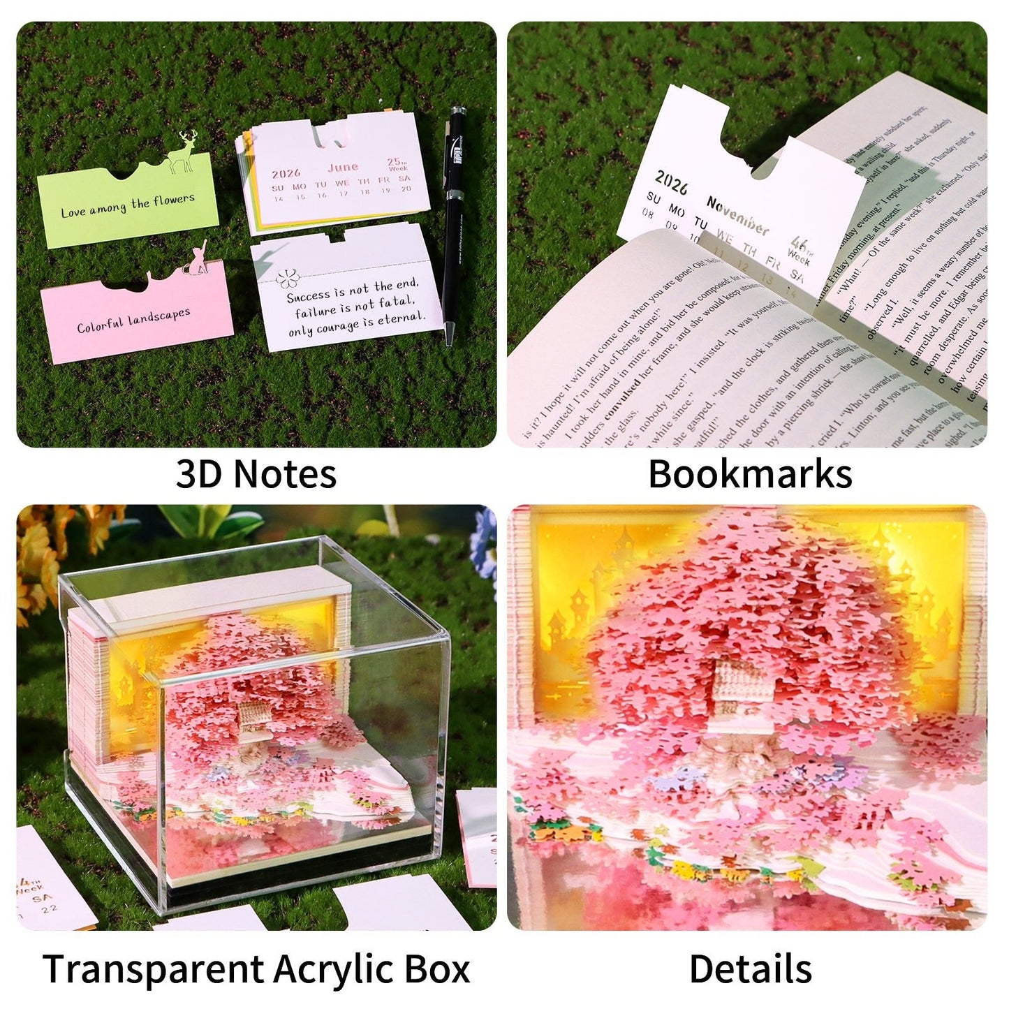 Calendrier 3D 2026 - Île de l'Arbre Floral