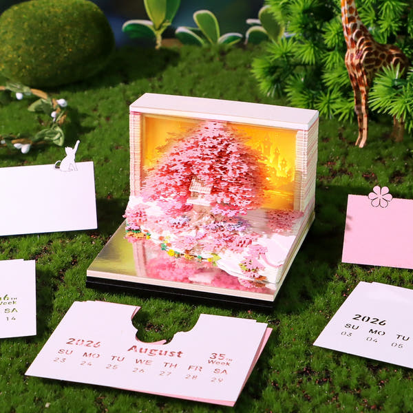 Calendrier 3D 2026 - Île de l'Arbre Floral