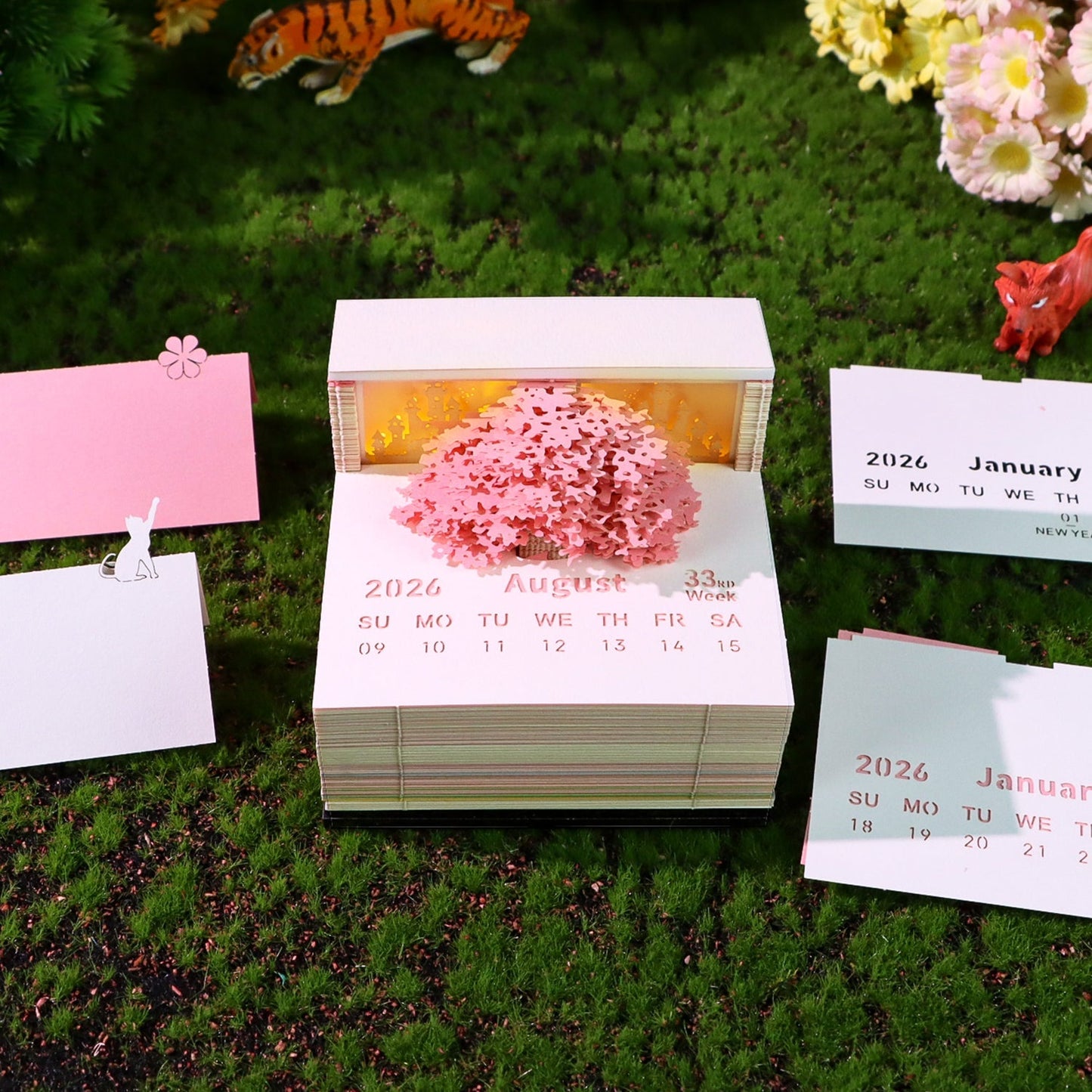 Calendrier 3D 2026 - Île de l'Arbre Floral