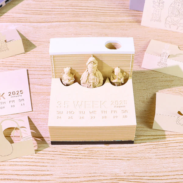 Calendrier 3D 2026 - Guanyin