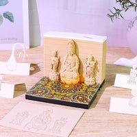 Calendrier 3D 2026 - Guanyin
