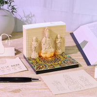 Calendrier 3D 2026 - Guanyin