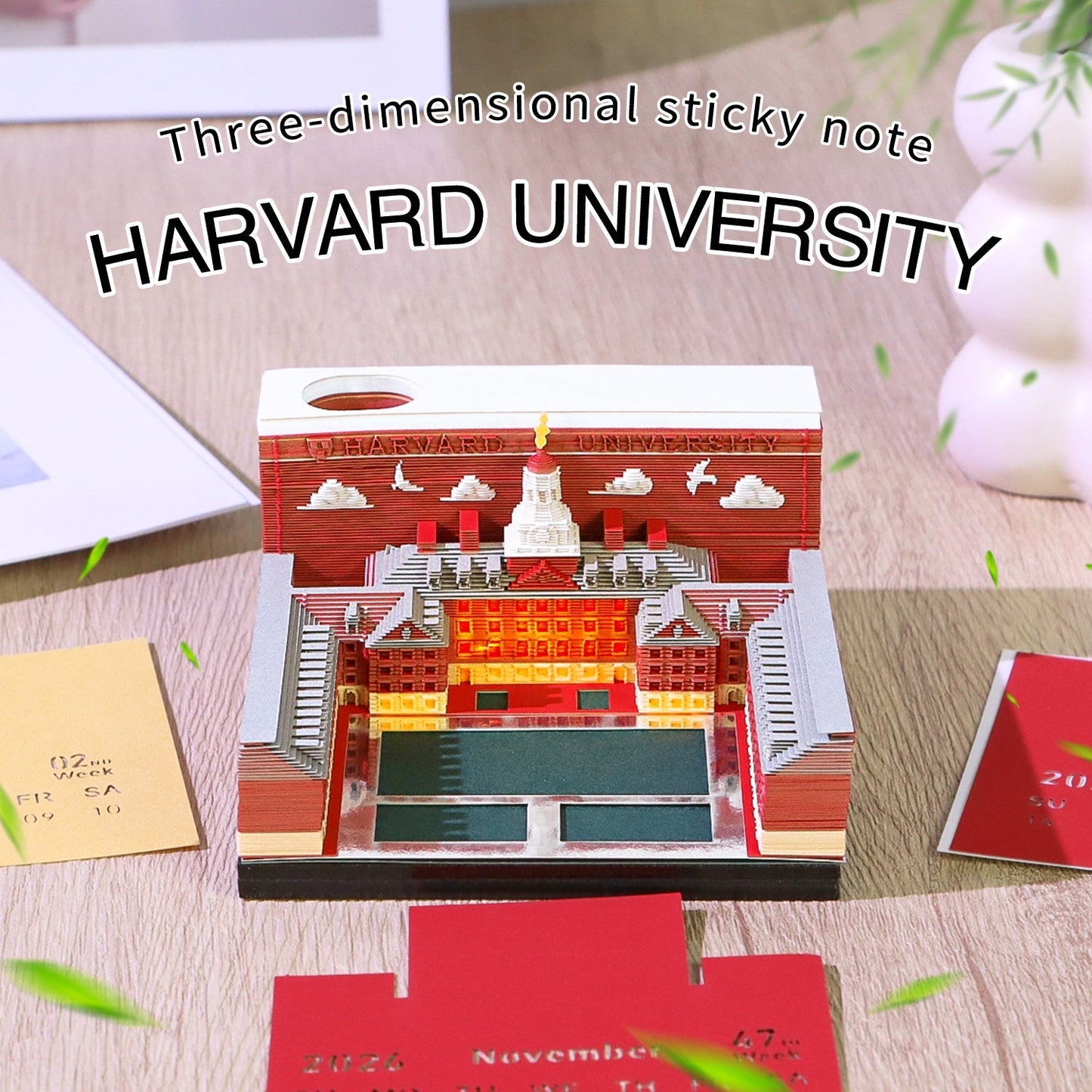 Calendrier 3D 2026 - Université Harvard