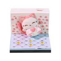 Calendrier 3D 2026 - Chat sauteur