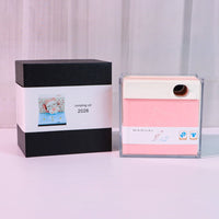 Calendrier 3D 2026 - Chat sauteur