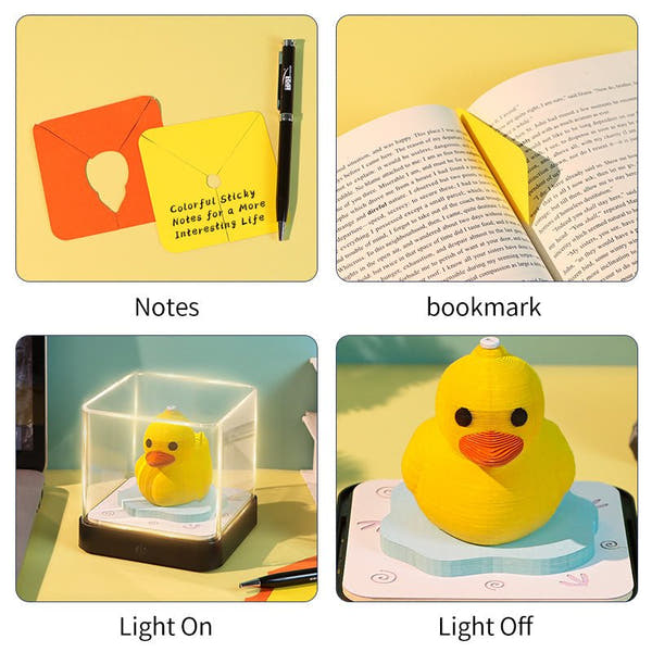 Calendrier 3D 2026 - Petit Canard Jaune