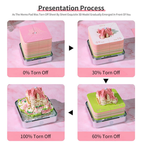 Calendrier 3D 2026 - Château de l'Amour 