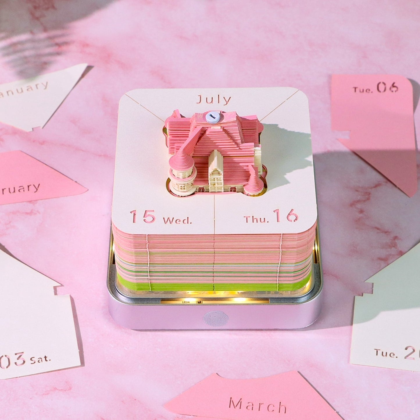 Calendrier 3D 2026 - Château de l'Amour 