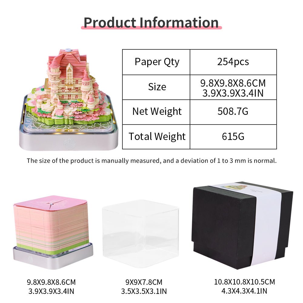 Calendrier 3D 2026 - Château de l'Amour 