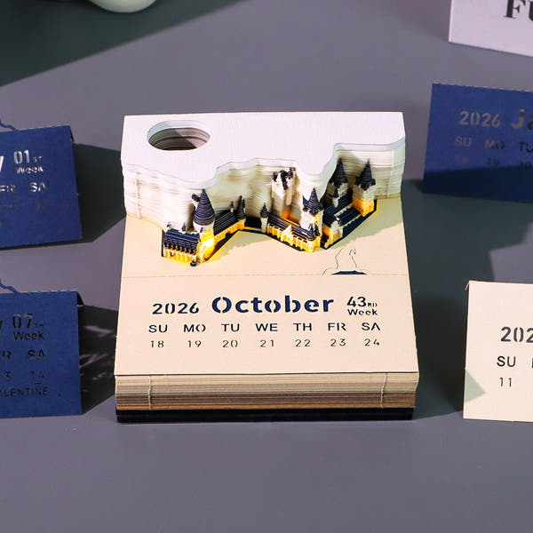 Calendrier 3D 2026 - Château Magique 