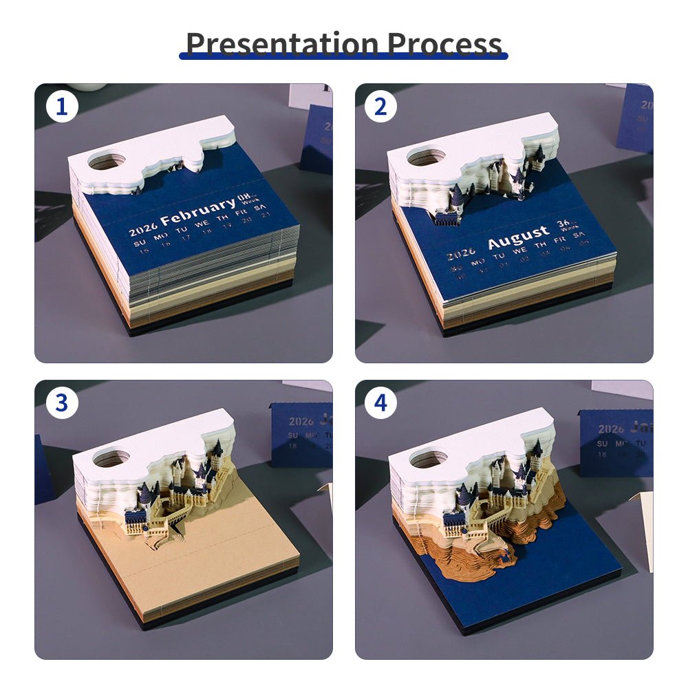 Calendrier 3D 2026 - Château Magique 