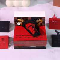 Calendrier 3D 2026 - Train de la Plateforme Magique 