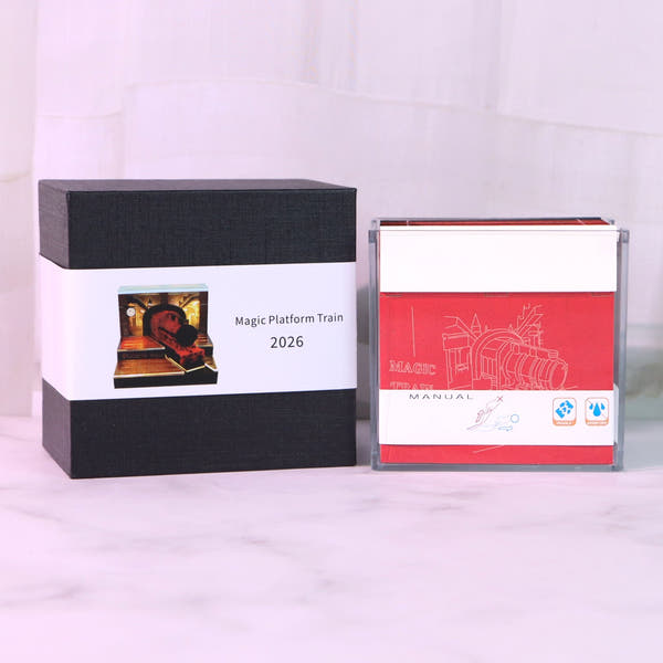 Calendrier 3D 2026 - Train de la Plateforme Magique 