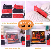 Calendrier 3D 2026 - Train de la Plateforme Magique 