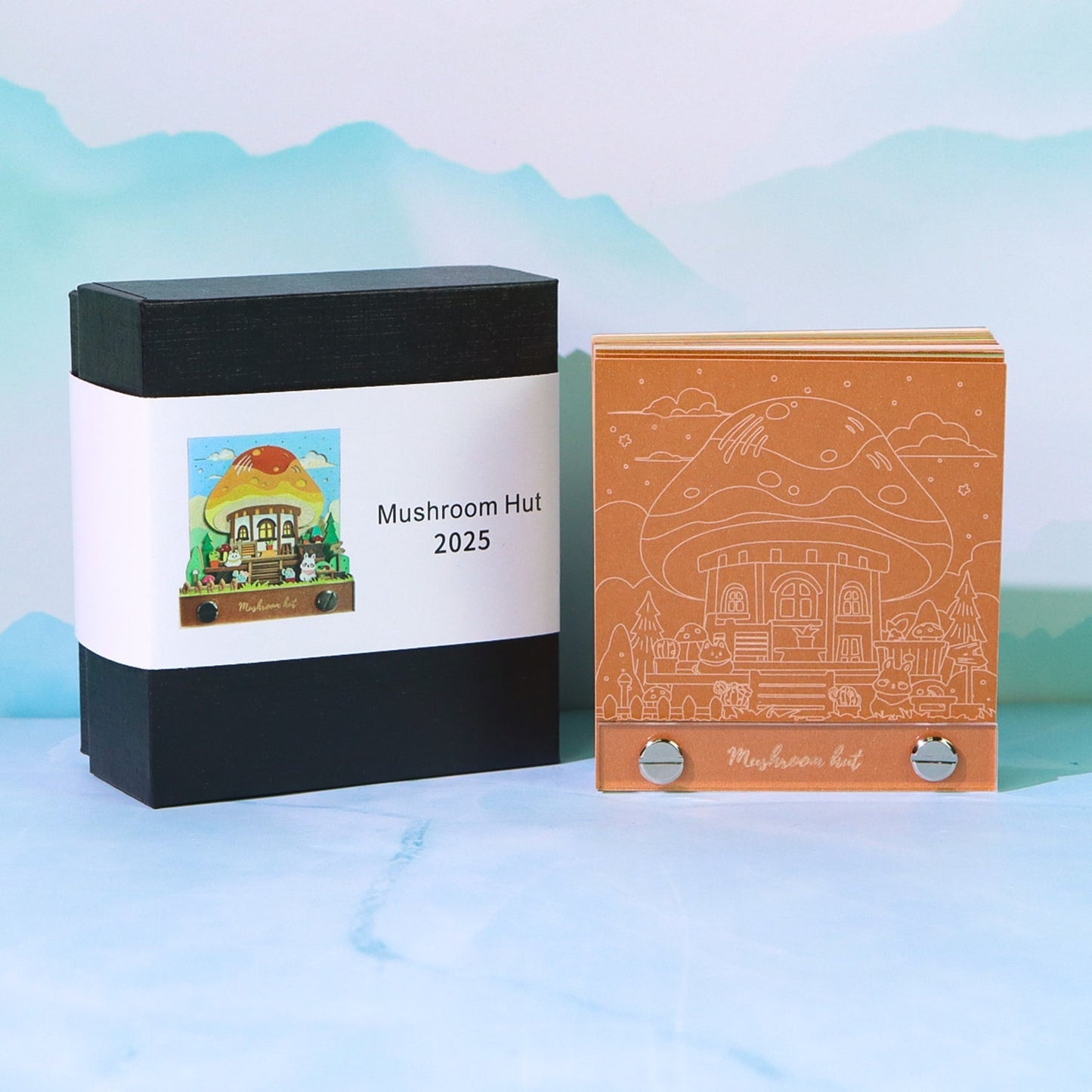 Calendrier 3D 2026 - Cabane Champignon