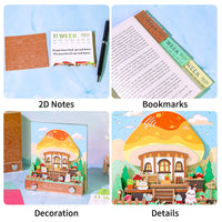 Calendrier 3D 2026 - Cabane Champignon