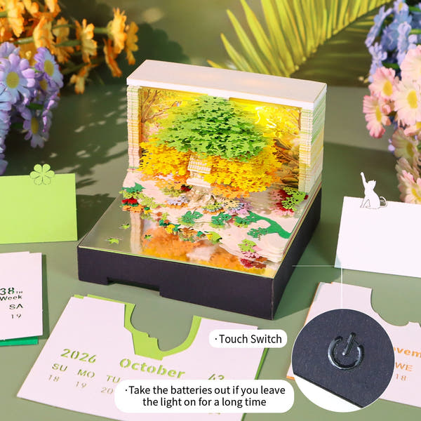 Calendrier 3D 2026 - Arbre de la musique 