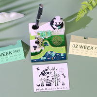Calendrier 3D 2026 - Panda G