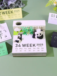 Calendrier 3D 2026 - Panda G