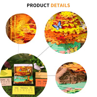 Calendrier 3D 2026 - Phénix perché Wutong 